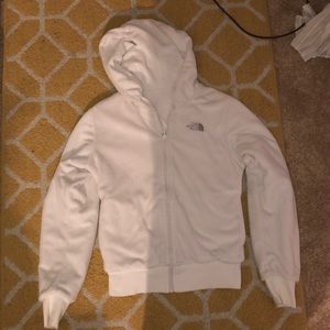 Reversible white The North Face jacket